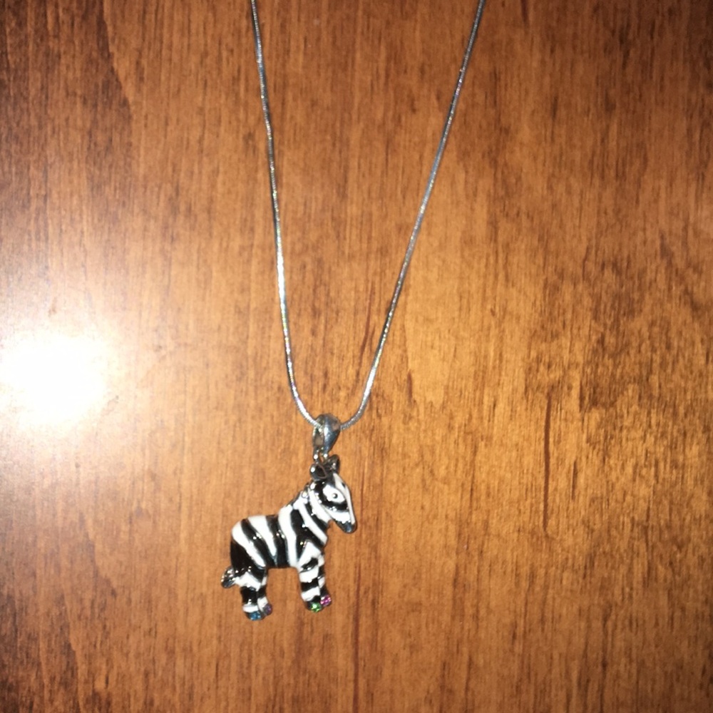 Zebra necklace